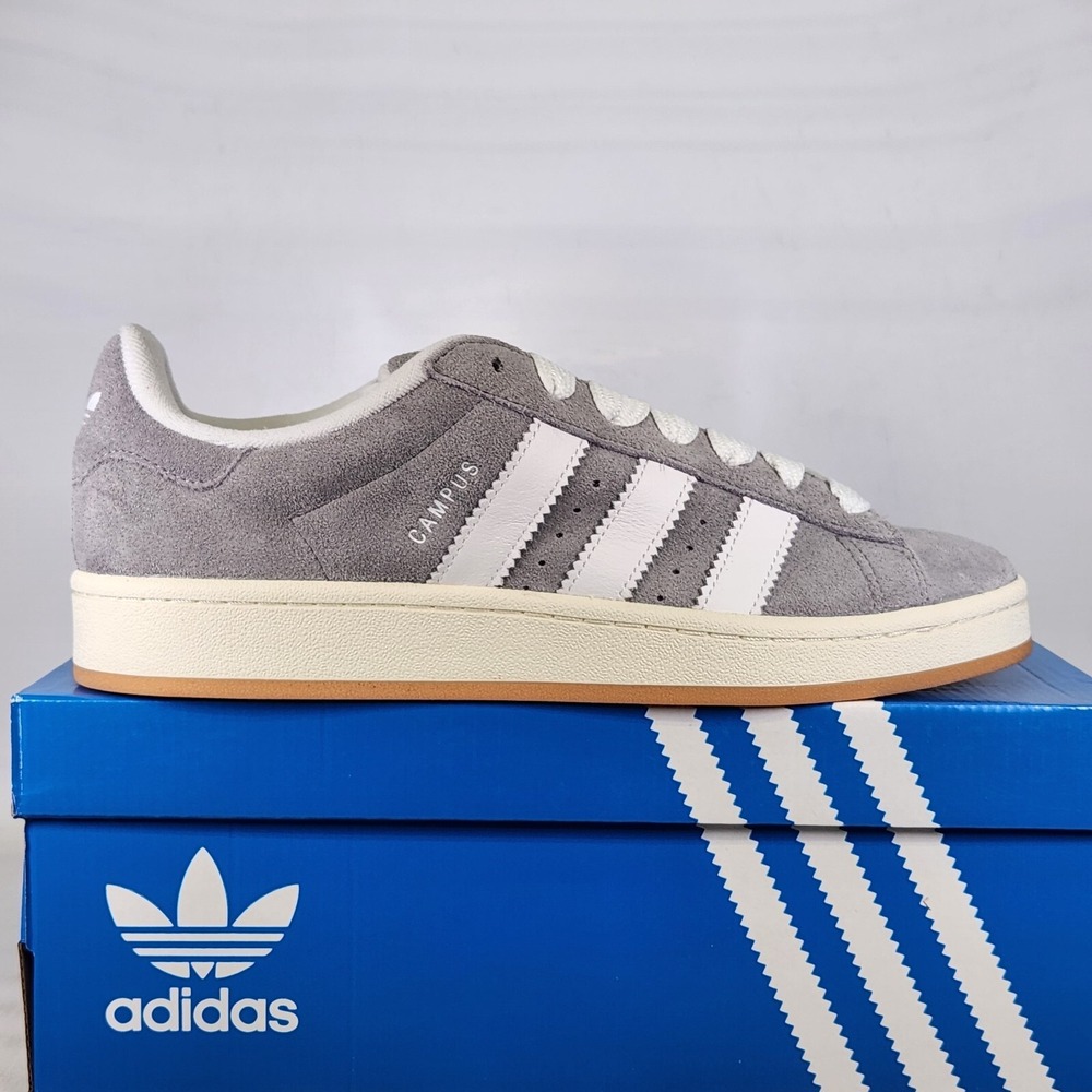 Adidas Campus 00s Sneakers Mens Size 11 Grey White Suede Skate Shoes HQ8707